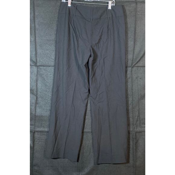 Banana Republic Womens Pants Black Martin Fit Lined Wool Blend Stretch 12 - Picture 10 of 12